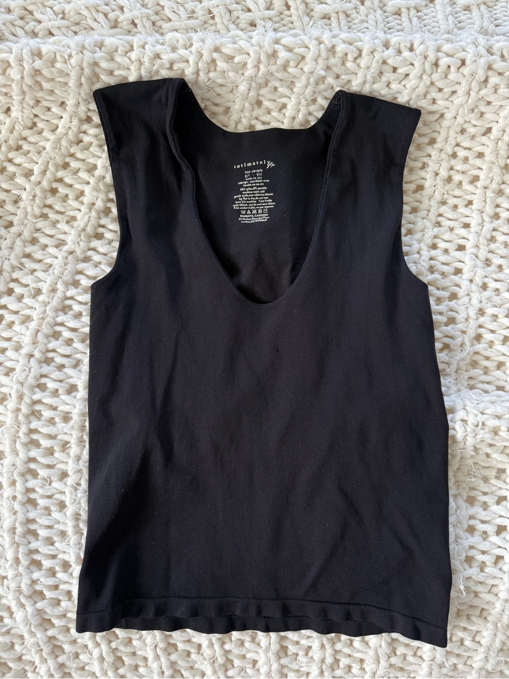 Free People Clean lines Tank - black